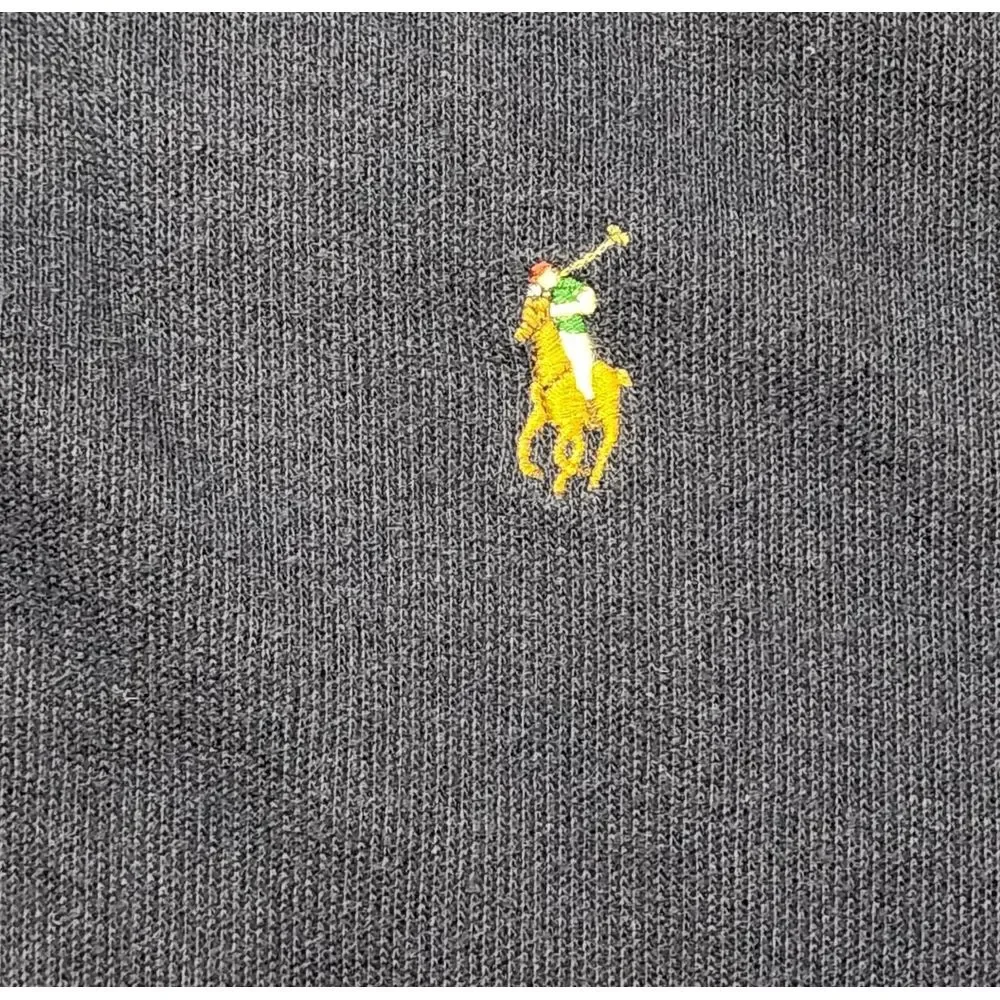 Polo Ralph Lauren Mens Size XL Estate Rib Blue Long‎ Sleeve 1/4 Zip Pullover